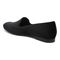Vionic Willa Knit Women's Slip-On Casual Shoe - Black Velvet - Back angle