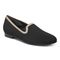 Vionic Willa Knit Womens Slip On/Loafer/Moc Casual - Black Knit - Angle main