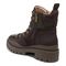 Vionic Jaxen Women's Arch Supportive Combat Boots - Chocolate - Back angle