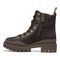 Vionic Jaxen Women's Arch Supportive Combat Boots - Chocolate - Left Side