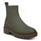 Vionic Karsen Womens Mid Shaft Boots - Olive Wp Rubber Syn - Angle main