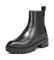 Vionic Karsen Womens Mid Shaft Boots - Black Wp Leather - Left angle