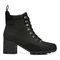 Vionic Spencer Womens Mid Shaft Boots - Black Wp Nubuck - Right side