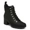 Vionic Spencer Womens Mid Shaft Boots - Black Wp Nubuck - Angle main