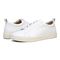 Vionic Lucas Mens Oxford/Lace Up Casual - White Leather - pair left angle