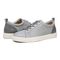 Vionic Lucas Mens Oxford/Lace Up Casual - Light Grey Leather - pair left angle