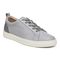 Vionic Lucas Mens Oxford/Lace Up Casual - Light Grey Leather - Angle main