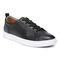 Vionic Lucas Mens Oxford/Lace Up Casual - Black Leather - Angle main