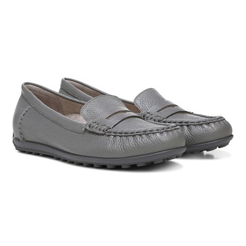 Vionic Marcy Womens Slip On/Loafer/Moc Casual - Charcoal Tumbled - Pair