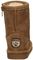 Bearpaw Brady Toddler Zipper Leather Boots - 2166TZ - Hickory/Ii