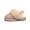 Bearpaw Loki Toddler Toddler Leather Slippers - 671T Bearpaw- 636 - Pink Glitter - Side View