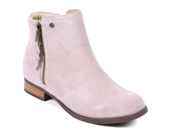 Spenco Ivy Women's Suede Ankle Boot - Blush - Pair