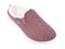 Spenco Dundee Women's Arch Supportive Wool Slippers - Dark Rose - Pair
