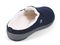 Spenco Dundee Women's Arch Supportive Wool Slippers - Navy - Bottom