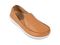 Spenco Siesta Men's Leather Slip-on Comfort Shoe - Saddle - Profile