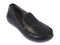 Spenco Siesta Men's Leather Slip-on Comfort Shoe - Black - Profile