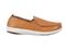 Spenco Siesta Men's Leather Slip-on Comfort Shoe - Saddle - Side