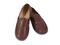 Spenco Siesta Men's Leather Slip-on Comfort Shoe - French Roast - Pair