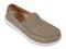 Spenco Siesta Men's Leather Slip-on Comfort Shoe - Fossil - Profile