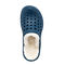 Joybees Cozy Lined Crock Slipper Clog with Arch Support - Navy/Natural Natural Top