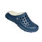 Joybees Cozy Lined Crock Slipper Clog with Arch Support - Navy/Natural  Right