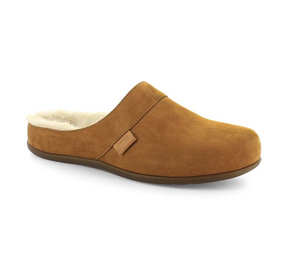 Strive Vienna Women's Supportive Slippers - Classic Tan - Angle