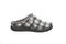 Strole Snug Tartan Women's Supportive Clog with Orthotic Arch Support Strole- 030 - Charcoal - View