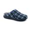 Strole Snug Tartan Women's Supportive Clog with Orthotic Arch Support Strole- 300 1 - Light Blue - Profile View