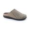 Strole Lodge Men's Supportive Clog Wool Slipper with Arch Support Strole- 721 - Wheat - Profile View