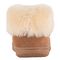Lamo Lady's Doubleface Sheepskin Bootie Slippers CW1732 - Chestnut - Back View