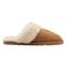 Lamo Ladies' Scuff With Double Face Slippers CW1944 - Chestnut - Side View