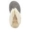 Lamo Caroline Knit Scuff Slippers EW1832 - Charcoal - Top View