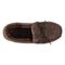 Lamo Lady's Moccasin Slippers P002W - Chocolate - Top View