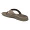 Vionic Wyatt Men's Toe-Post Sport Arch Supportive Sandal - Stone Leather - Back angle
