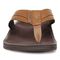 Vionic Wyatt Men's Toe-Post Sport Arch Supportive Sandal - Toffee Leather - Front