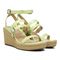 Vionic Sabina Womens Quarter/Ankle/T-Strap Wedge - Pale Lime - Pair