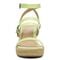 Vionic Sabina Womens Quarter/Ankle/T-Strap Wedge - Pale Lime - Front