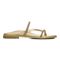 Vionic Prism Womens Slide Sandals - Gold Metallic - Right side