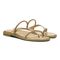 Vionic Prism Womens Slide Sandals - Gold Metallic - Pair