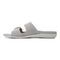 Vionic Corlee Womens Slide Sandals - Light Grey - Left Side