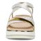Vionic Kellyn Womens Quarter/Ankle/T-Strap Wedge - Marshmallow - Front