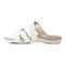 Vionic Hadlie Womens Slide Sandals - White Patent - Left Side