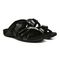 Vionic Hadlie Womens Slide Sandals - Black Leather - Pair