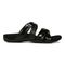Vionic Hadlie Womens Slide Sandals - Black Leather - Right side