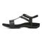 Vionic Mikah Womens Quarter/Ankle/T-Strap Sandals - Black - Left Side