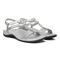 Vionic Mikah Womens Quarter/Ankle/T-Strap Sandals - Silver Metallic - Pair