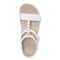 Vionic Mikah Womens Quarter/Ankle/T-Strap Sandals - White - Top