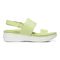 Vionic Karleen Womens Quarter/Ankle/T-Strap Wedge - Pale Lime - Right side