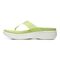 Vionic Luminous Womens Thong Wedge - Pale Lime - Left Side