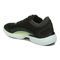 Vionic Embolden Womens Oxford/Lace Up Walking - Black / Pale Lime - Back angle